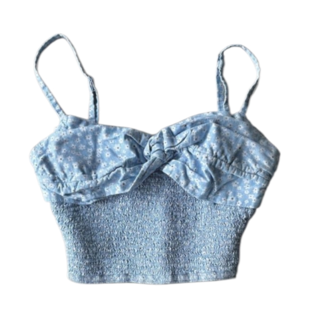 🔥6 FOR $25!🔥American Eagle blue floral tank top